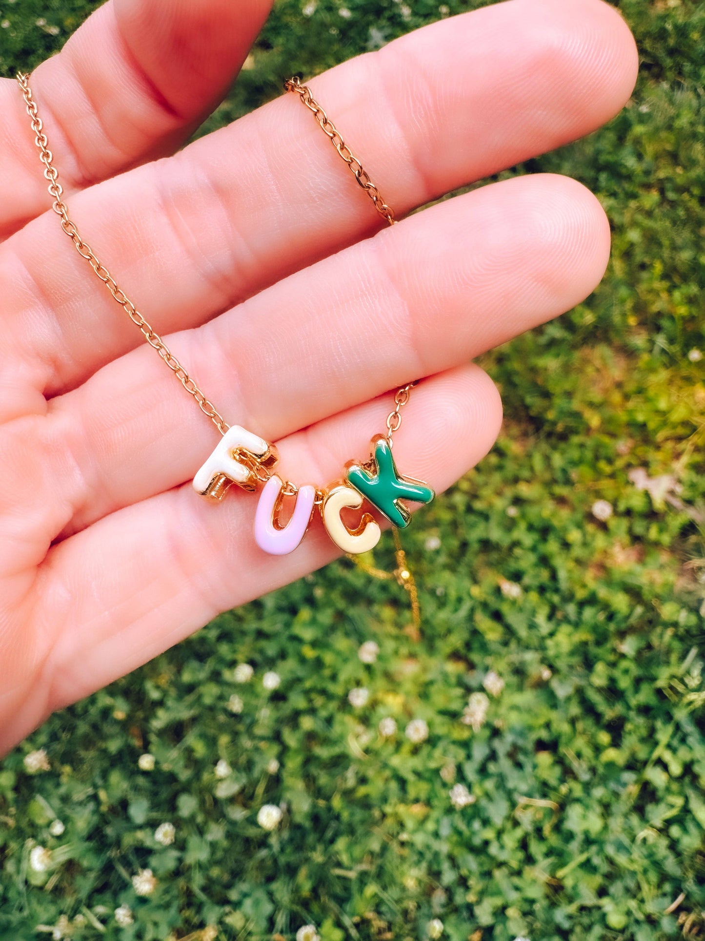 Colorful F*ck Necklace