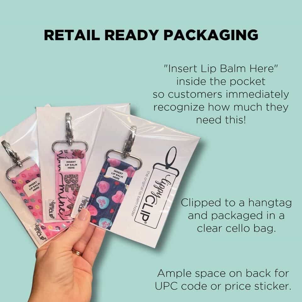 Touchdown LippyClip® Lip Balm Holder for Chapstick