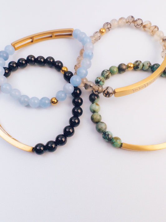 F*ck Around and Find Out Bracelet: Evergreen (Turquoise/Green)
