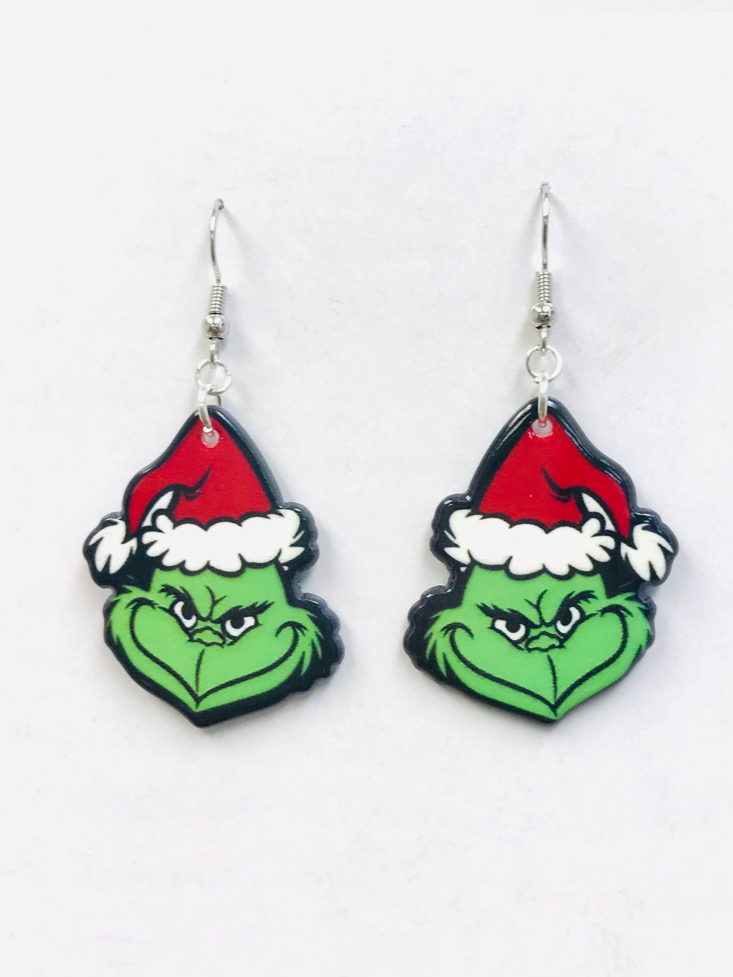 Grinch Earrings, You're A Mean One Acrylic Earrings SimpleNGreat