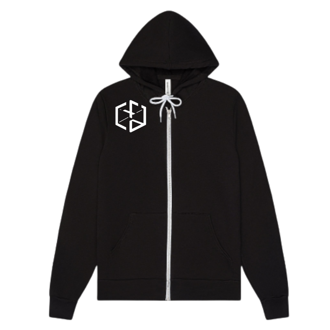 CrossFit Albuquerque- Zip Hoody Black/Turquoise