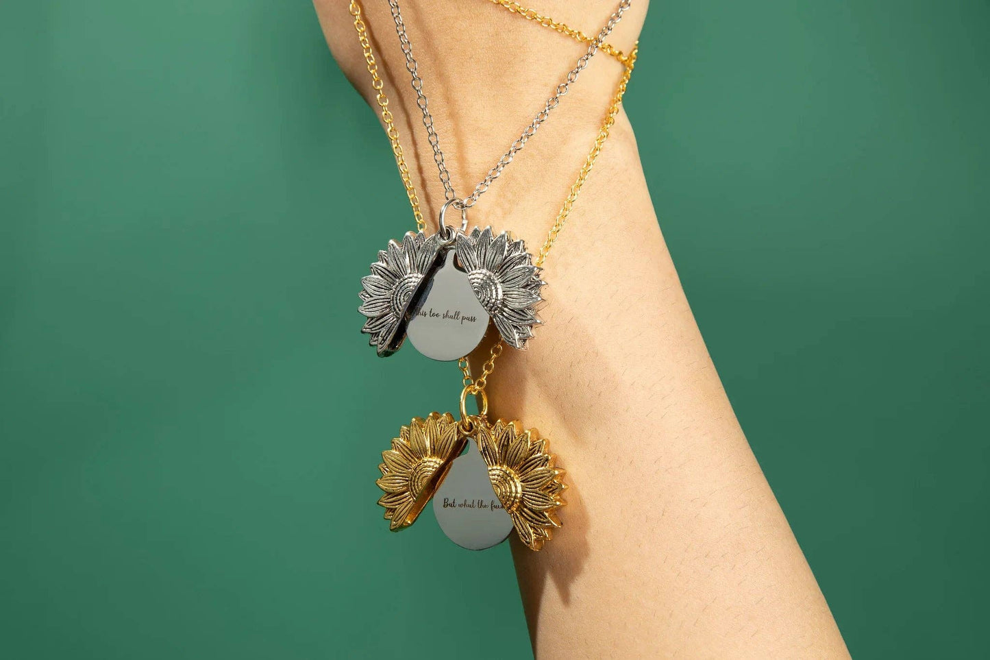 This Too Shall Pass, But What the F*ck Necklace: Silver