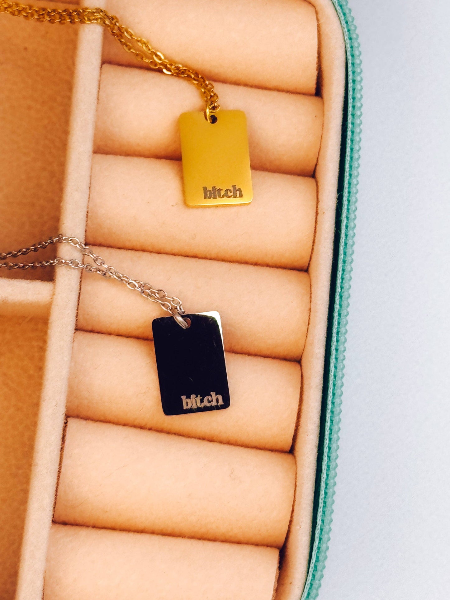 Bold Bitch Necklace: Gold