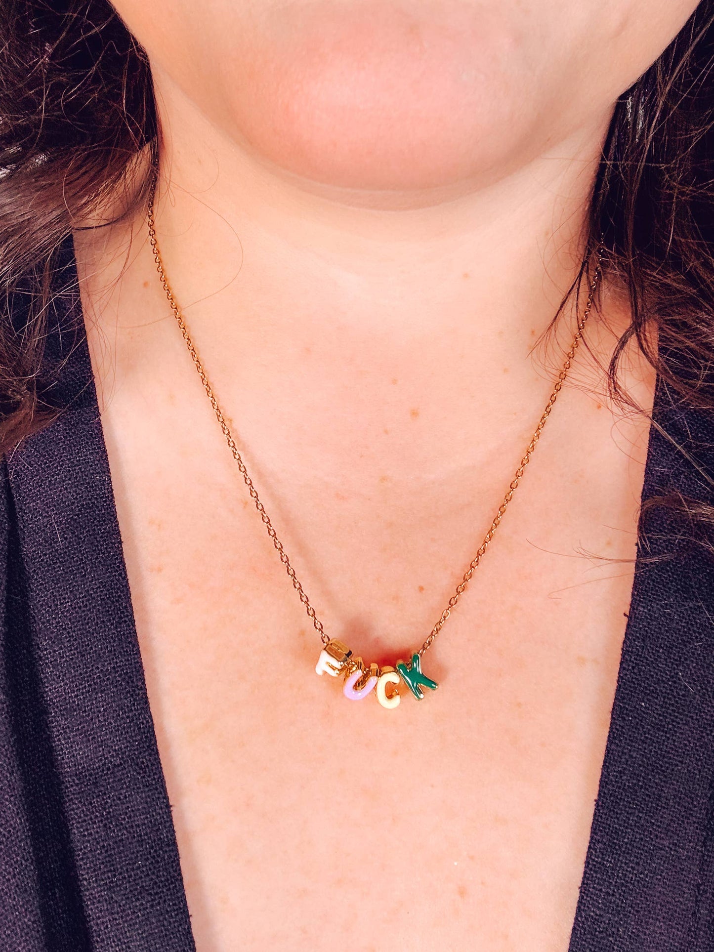 Colorful F*ck Necklace
