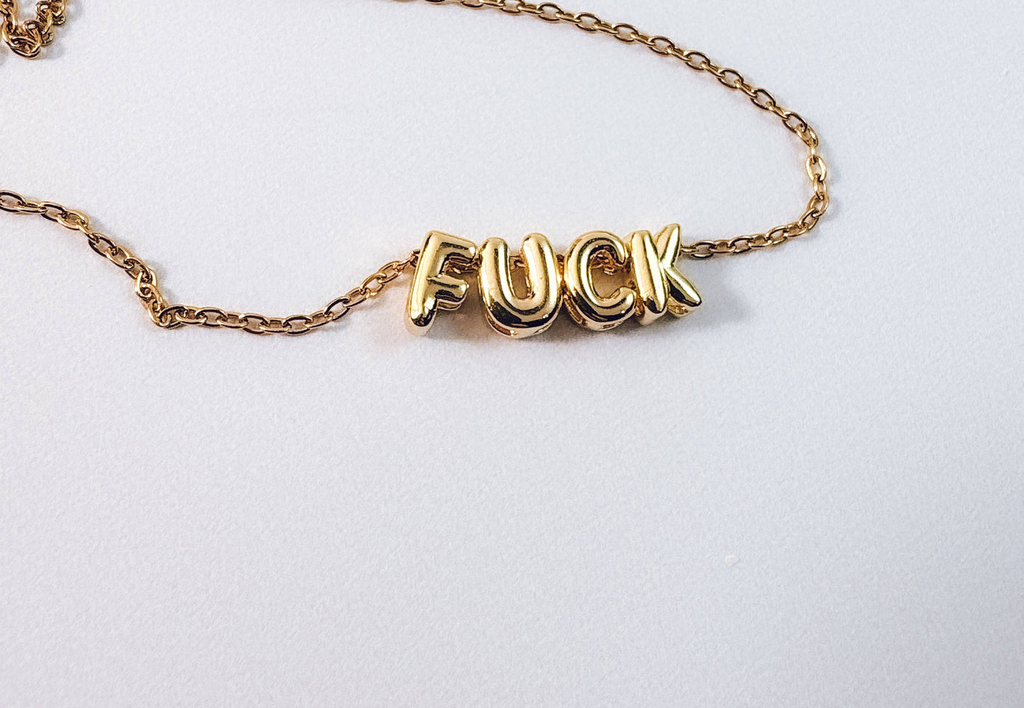 Gold F*ck Necklace