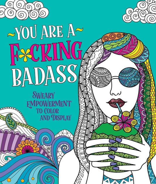 Sweary Empowerment Coloring Book For Display