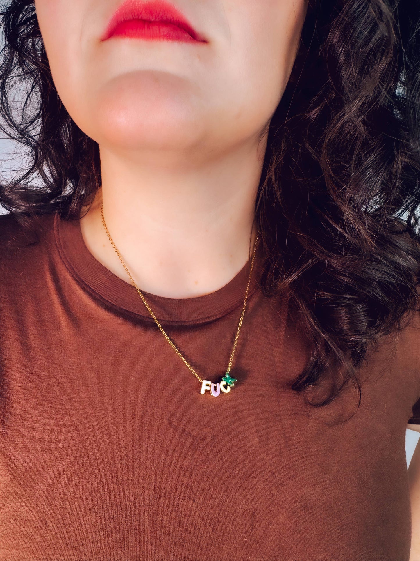 Colorful F*ck Necklace