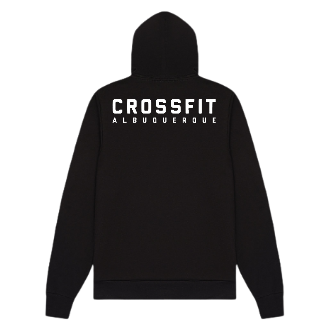 CrossFit Albuquerque- Zip Hoody Black/Turquoise