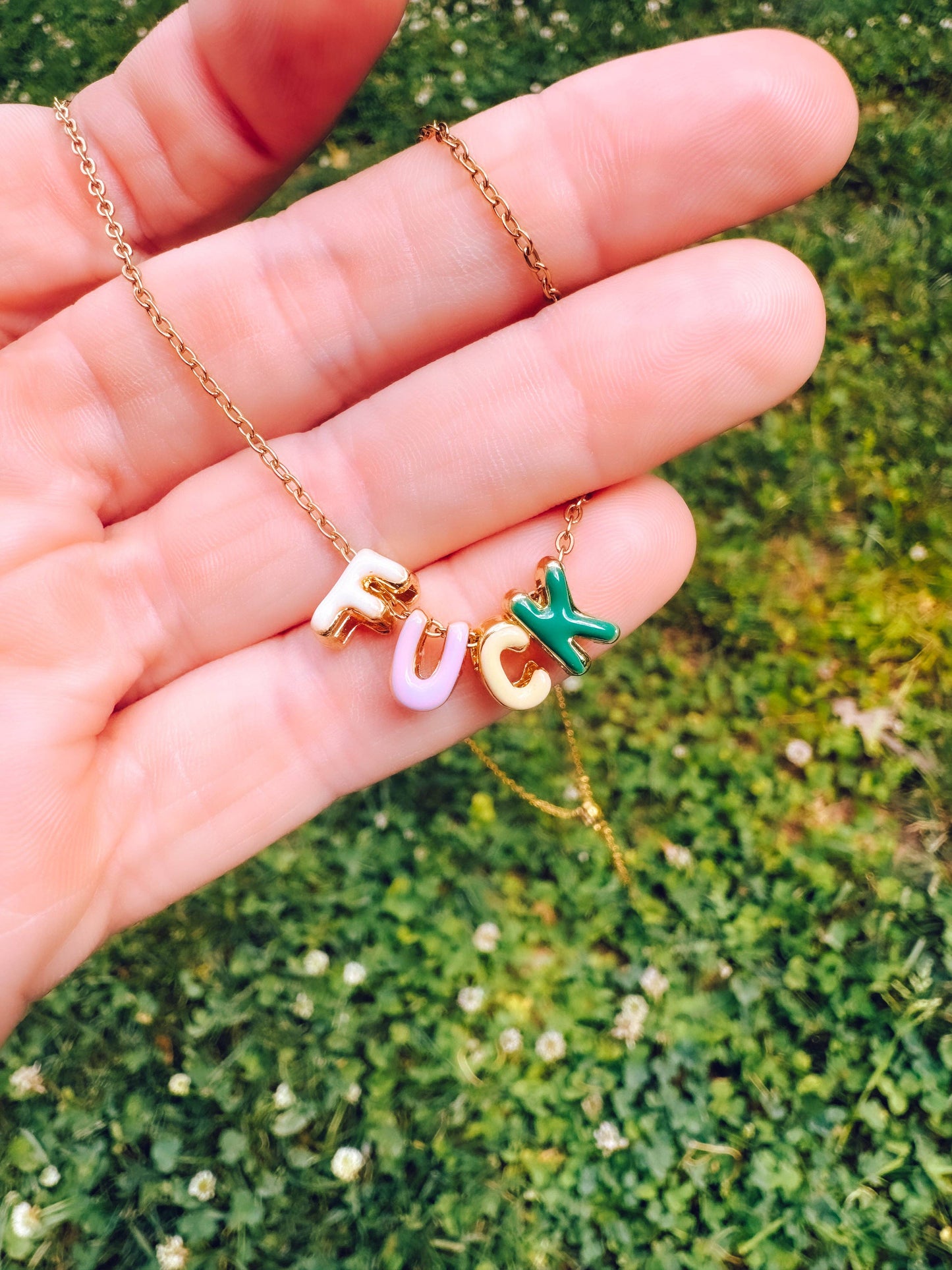 Colorful F*ck Necklace