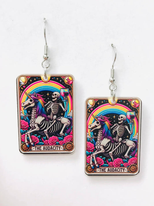 Audacity Earrings, Acrylic Earrings