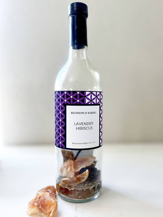 Lavender Hibiscus Cocktail Infusion – Large (25.5 oz)