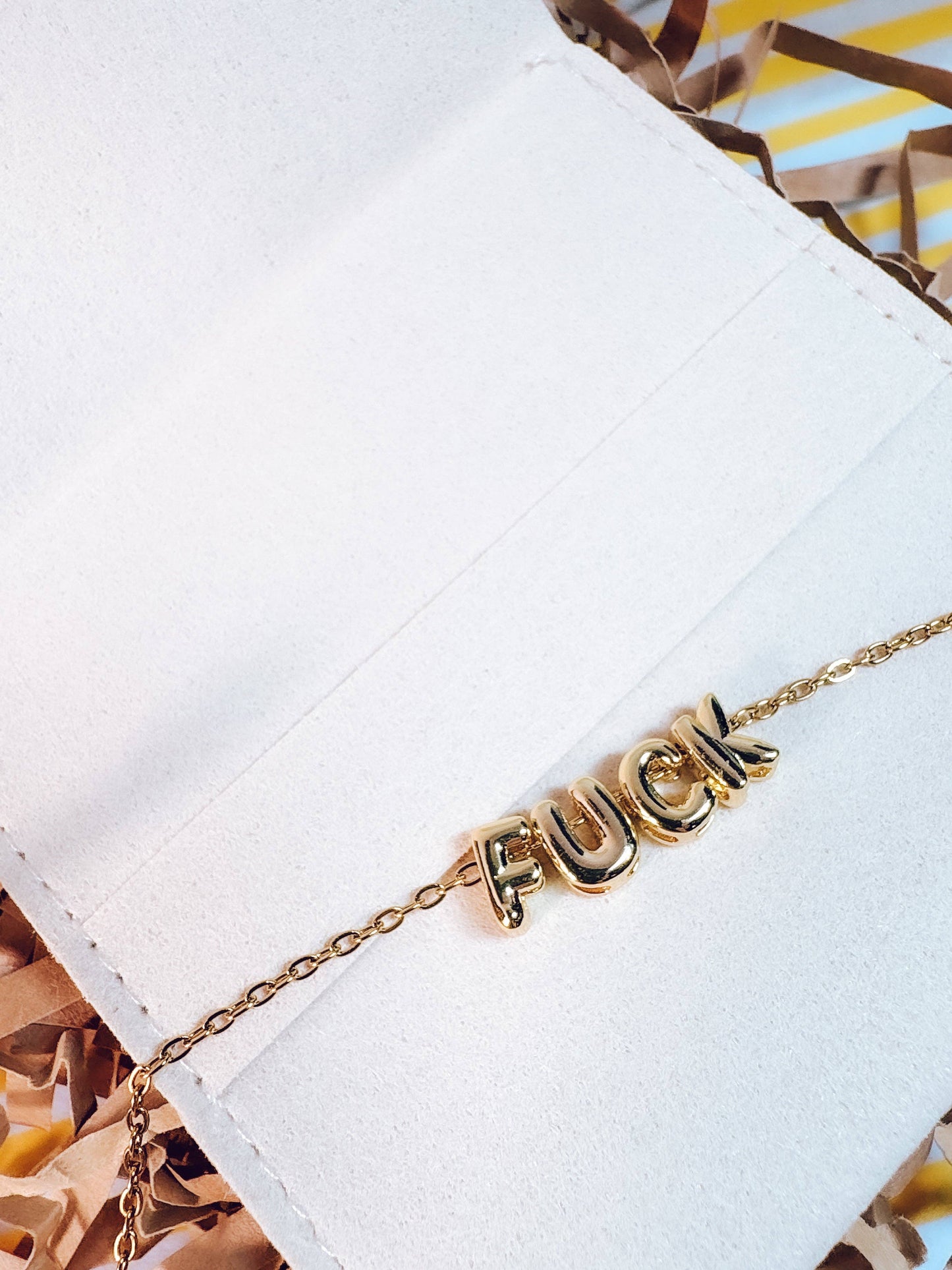 Gold F*ck Necklace