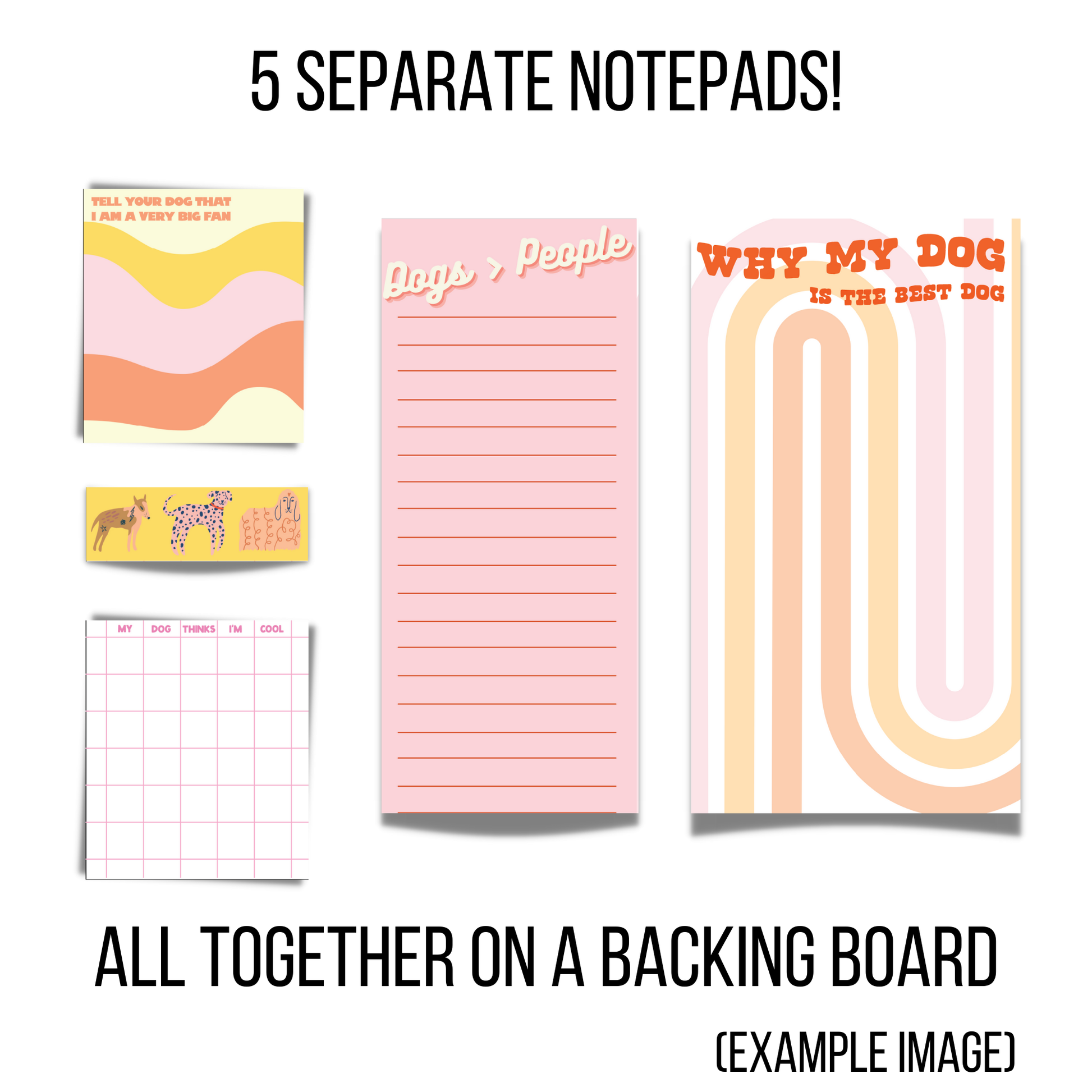 Dog Lovers Notepad (funny, gift ) FUN CLUB