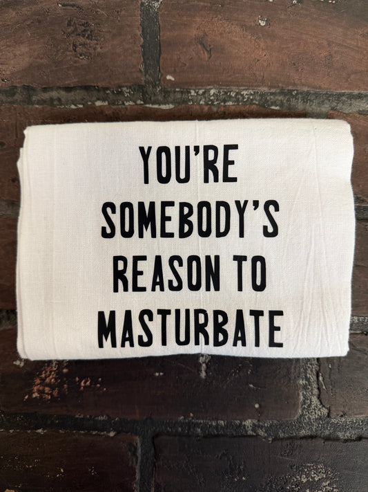 You’re Somebody’s reason to masterbate, Hand Towel, Best seller for Secret Santa Three Black Cats