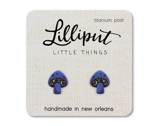 Cosmic Mushroom Earrings Lilliput Little Things
