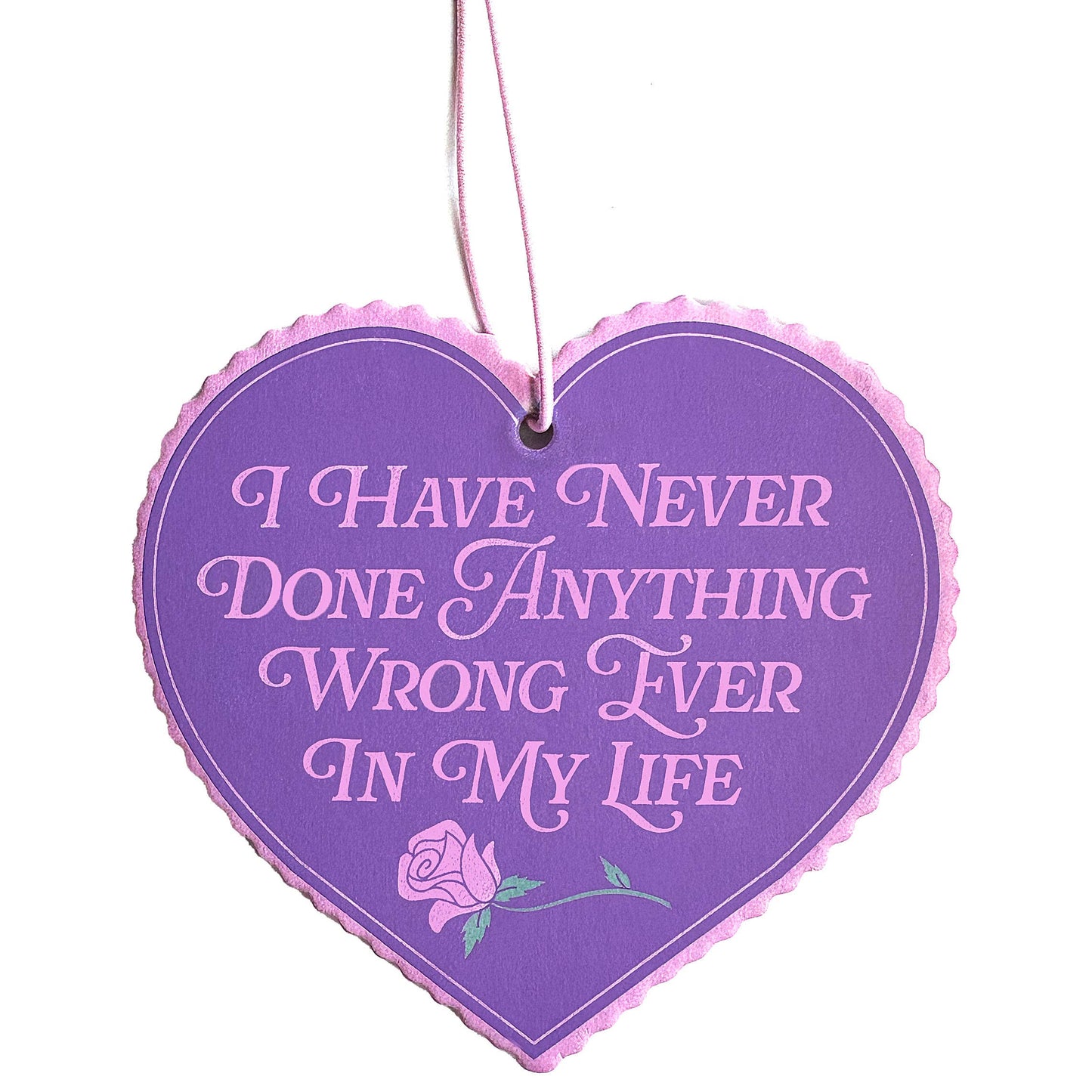 I Have Never Done Anything Wrong Candy Scented Air Freshener