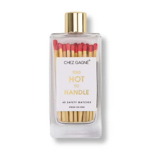 Too Hot To Handle Glass Bottle Matches