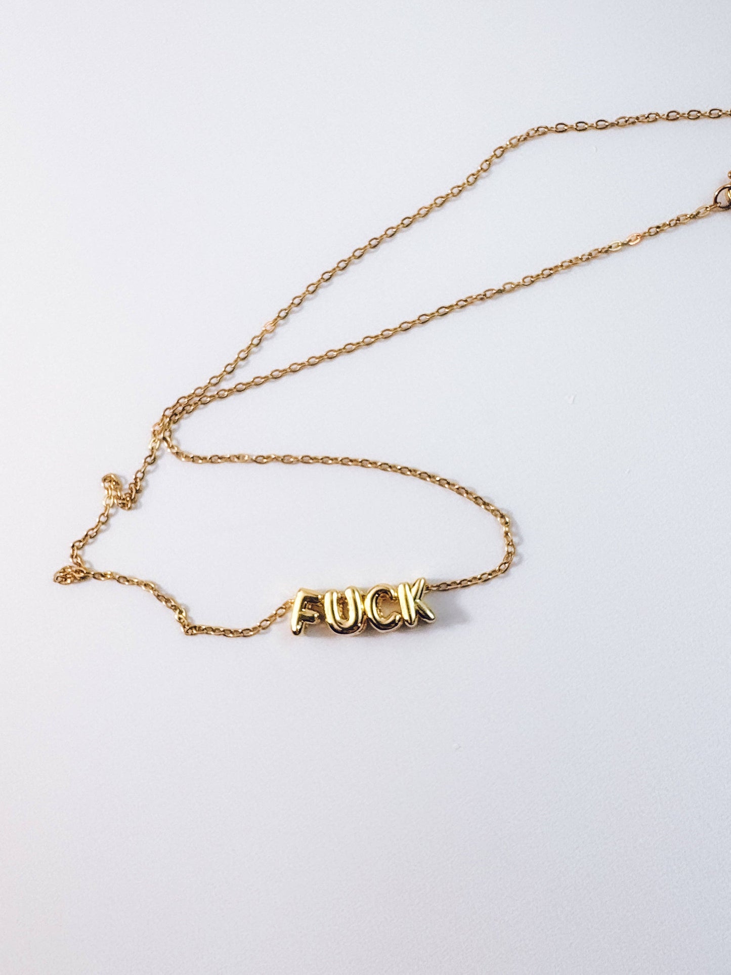 Gold F*ck Necklace