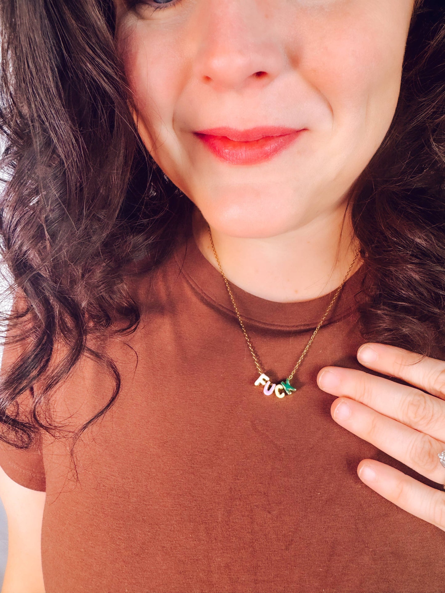 Colorful F*ck Necklace