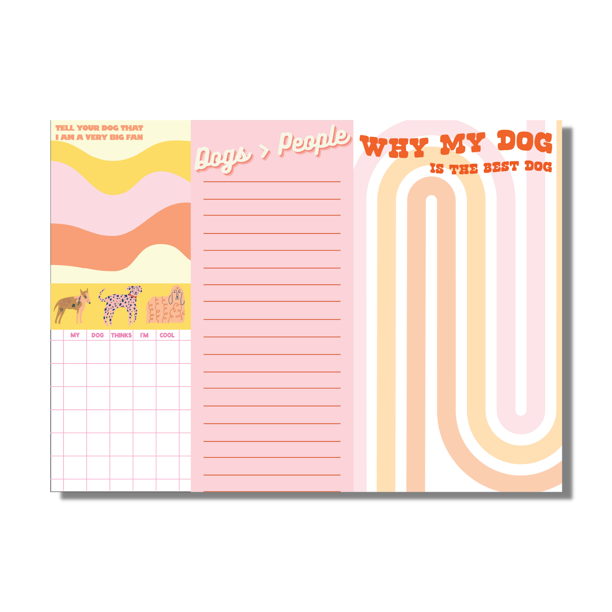 Dog Lovers Notepad (funny, gift ) FUN CLUB