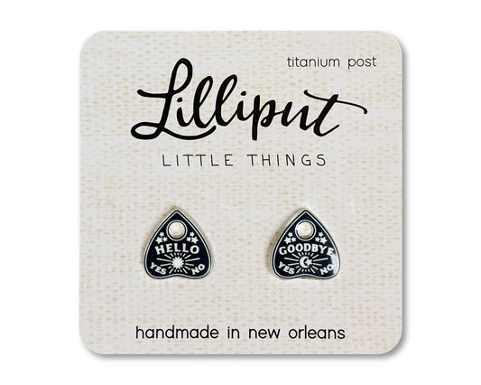 Spooky Planchette Earrings // Witchy Earrings Lilliput Little Things