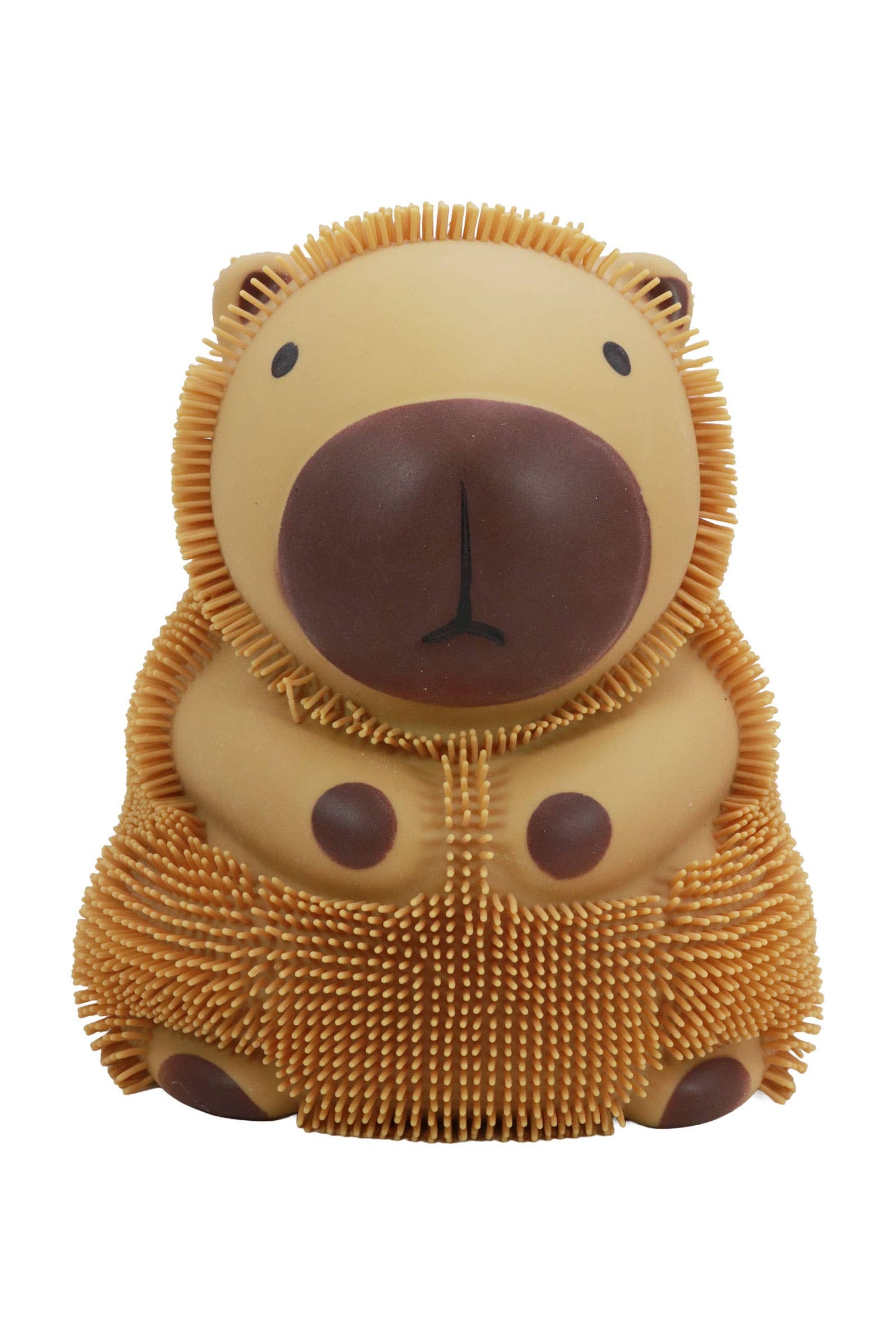 Jumbo Capybara Spiky Puffer Squishy - 6 Pcs: BROWN / ONE SIZE