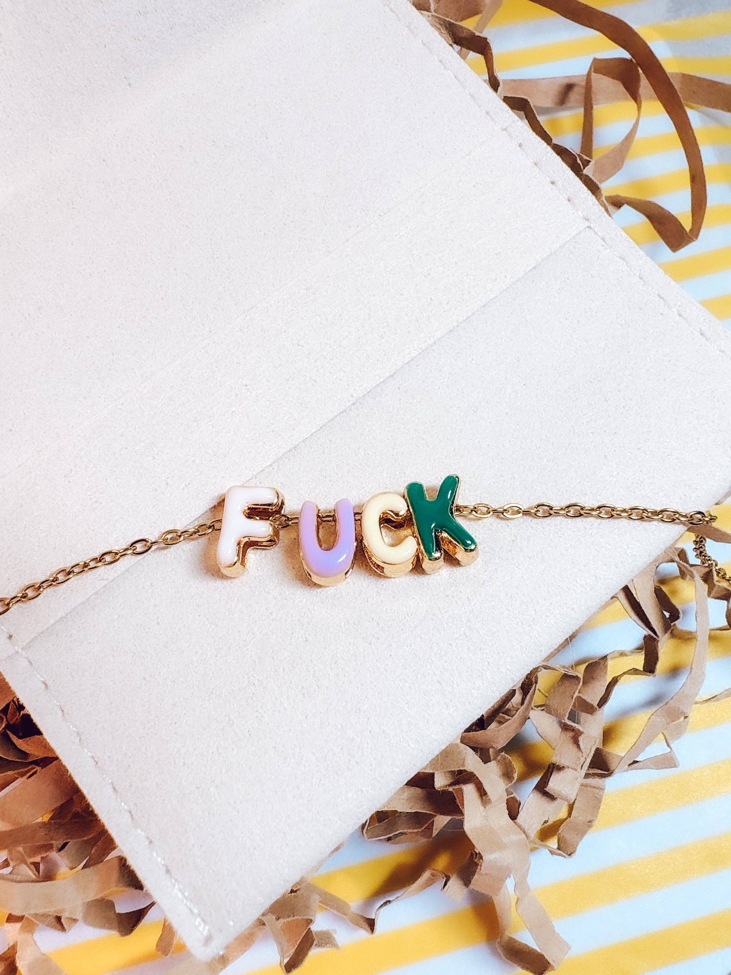 Colorful F*ck Necklace