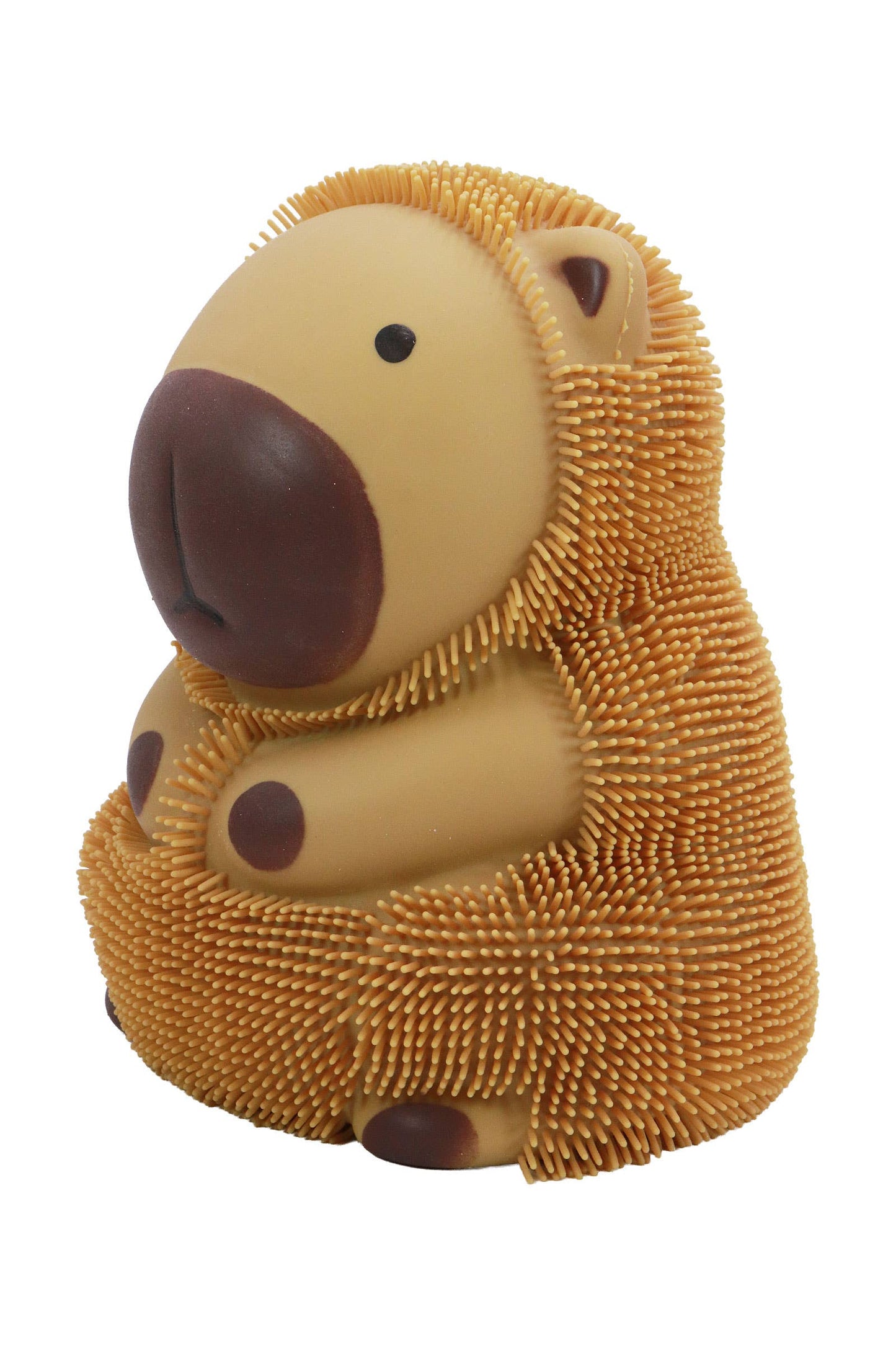 Jumbo Capybara Spiky Puffer Squishy - 6 Pcs: BROWN / ONE SIZE