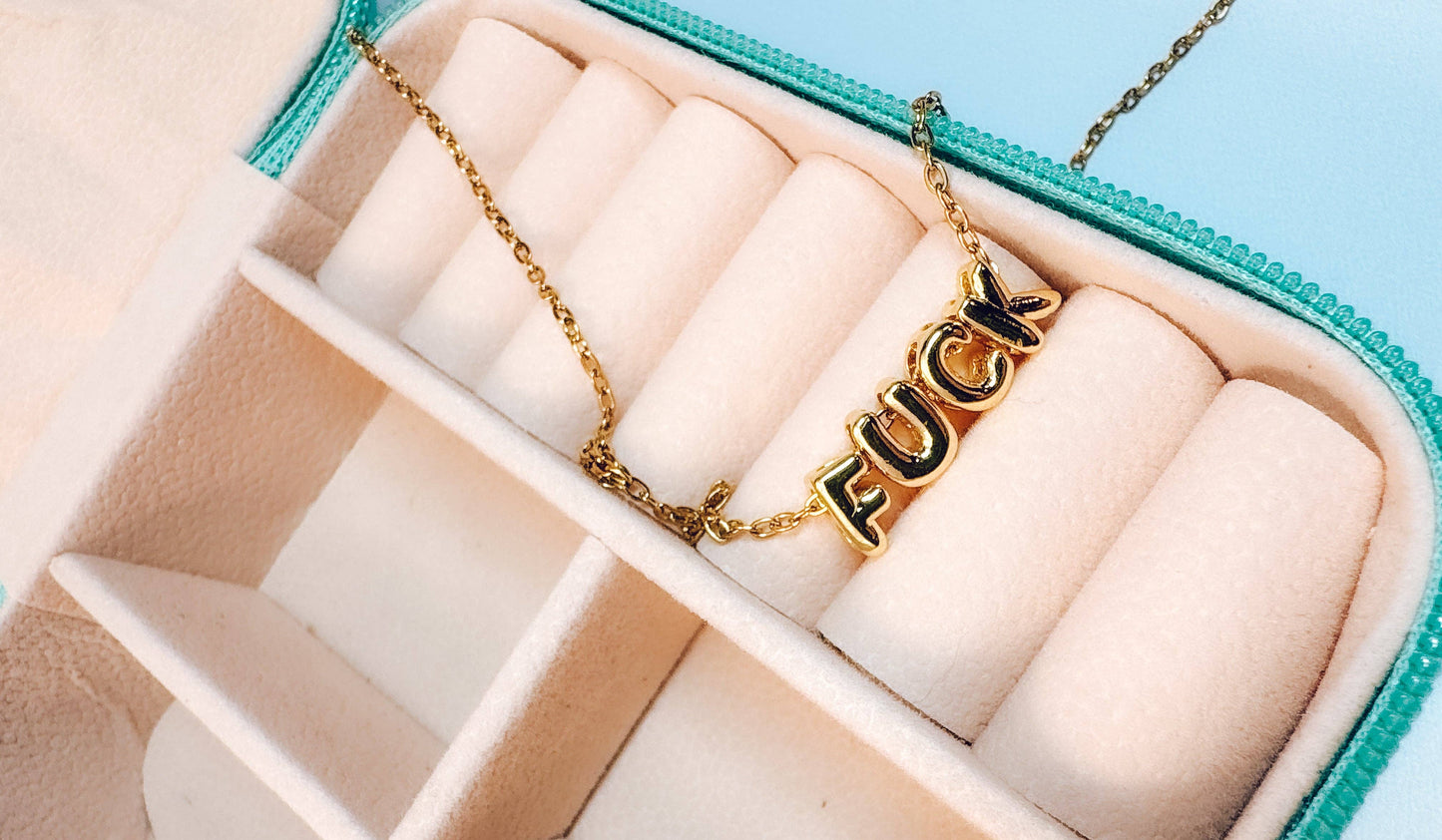 Gold F*ck Necklace