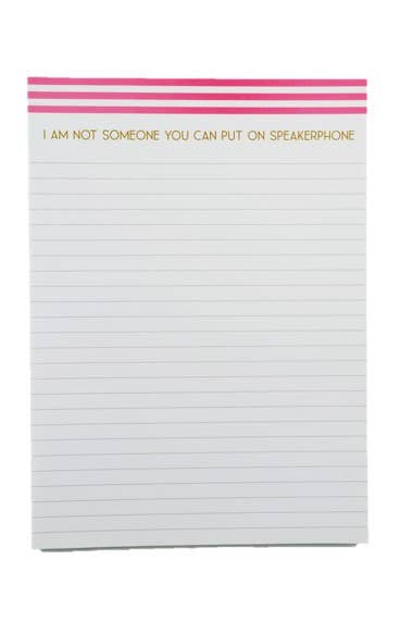 Notepad, Speakerphone