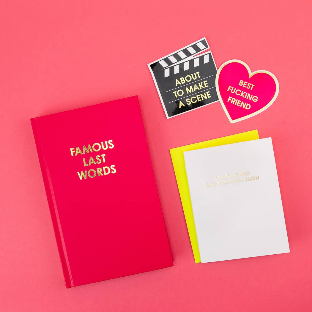 About To Make A Scene - Director's Clapboard - Funny Vinyl Sticker
