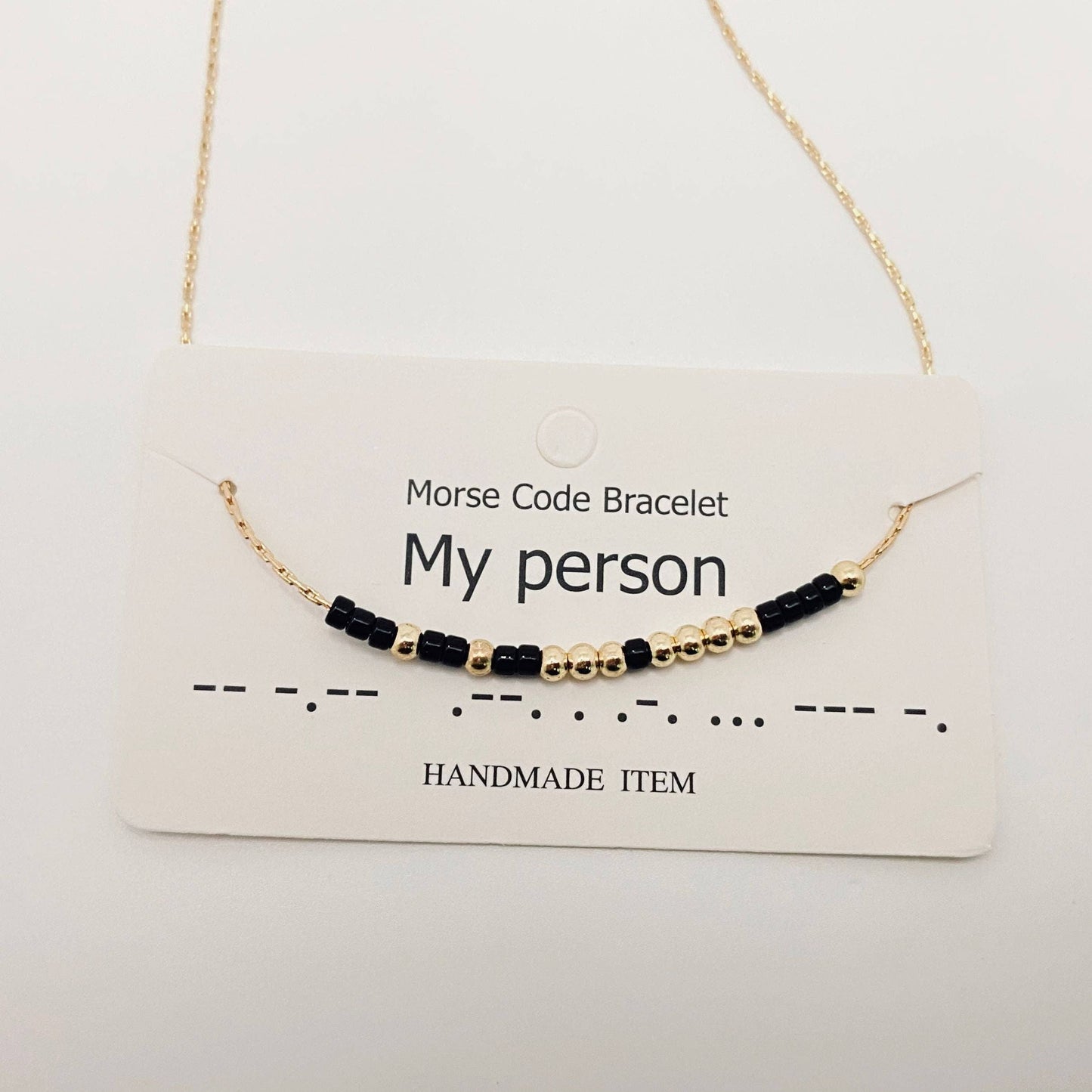 Handmade “Fuck off” Morse Code Necklace: Fuck it