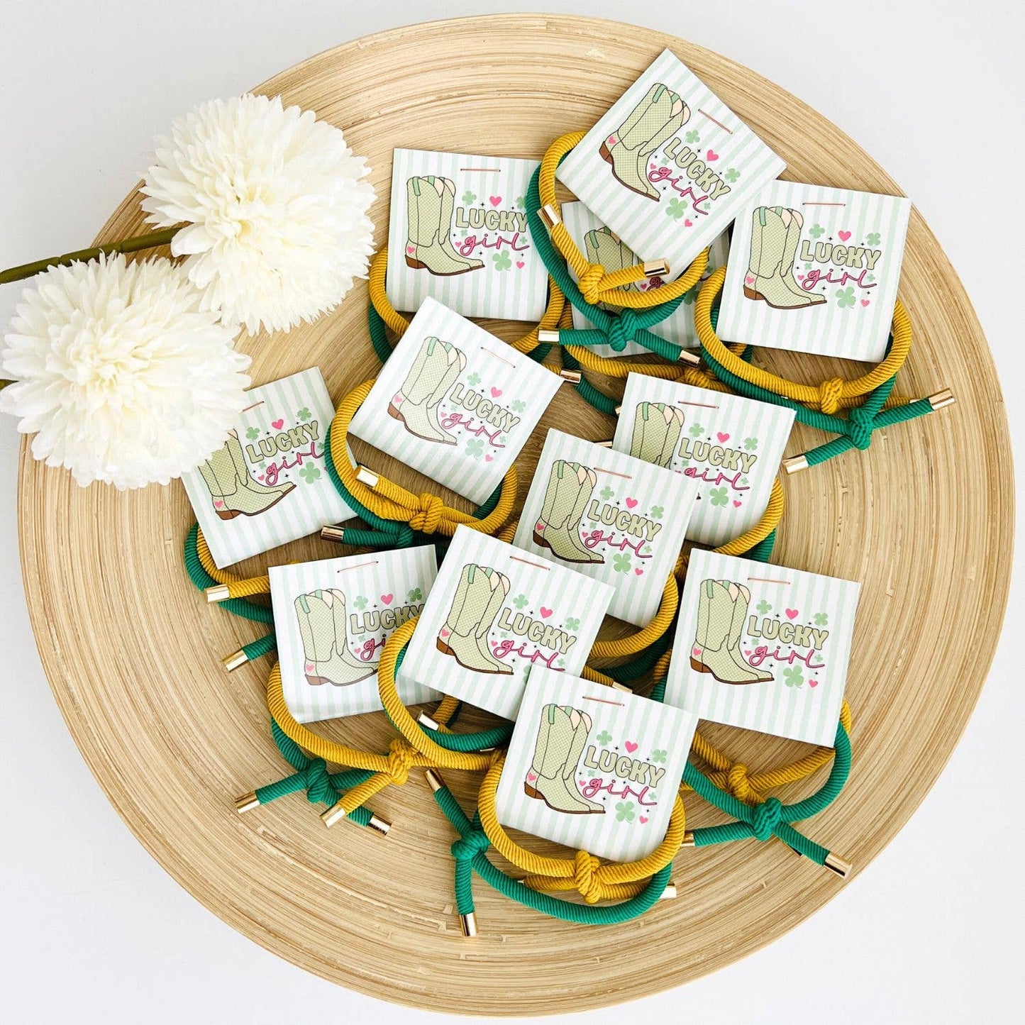 "Lucky Girl" Hair Tie - St. Patrick's Day Thank You Gift