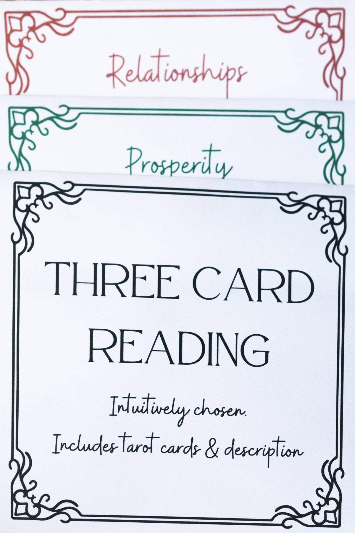 Three Card Tarot Reading: Relationships