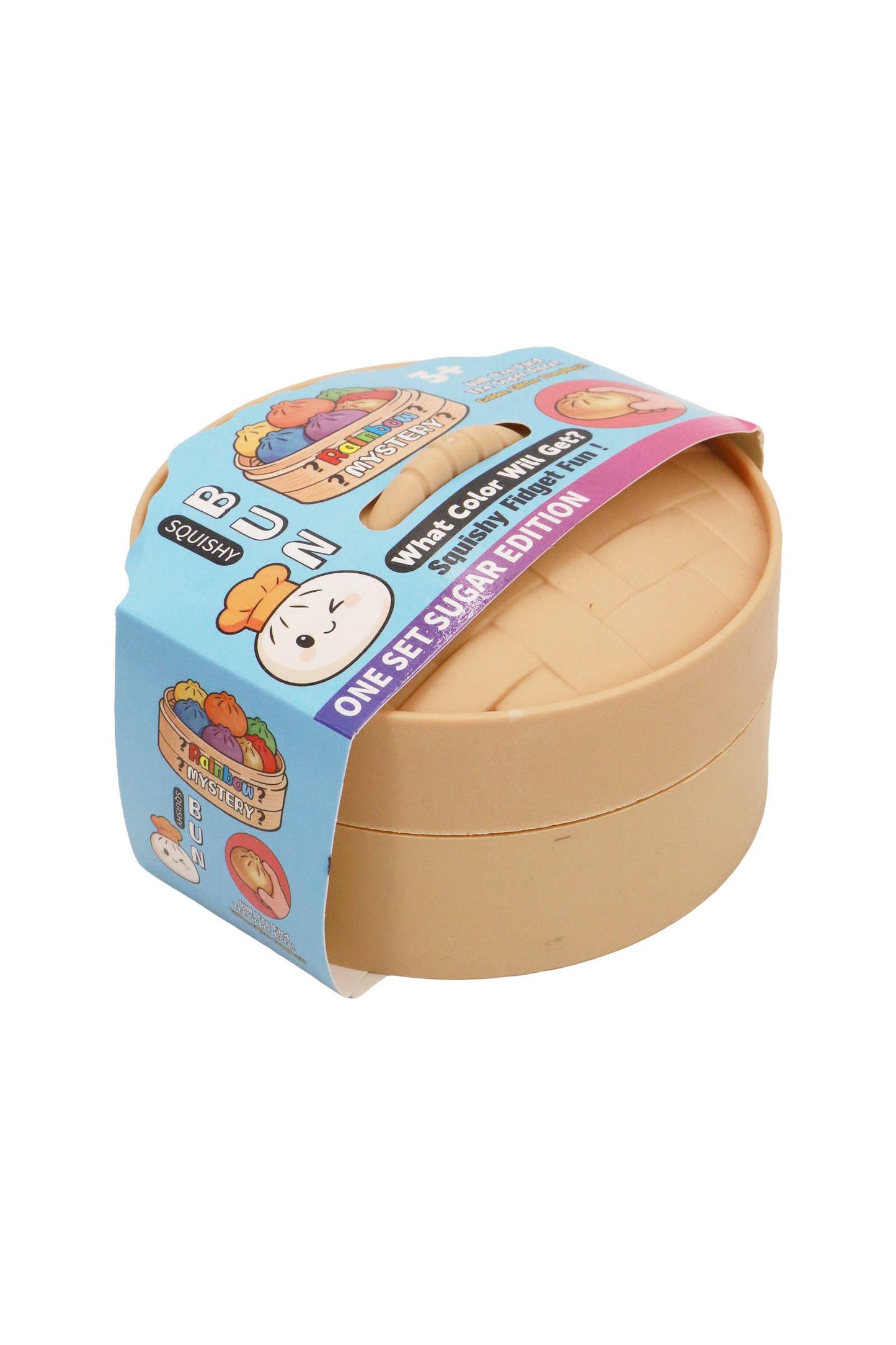 Glitter Bao Bun Squishy – Mystery Blind Box (Dumpling Stress Toy)
