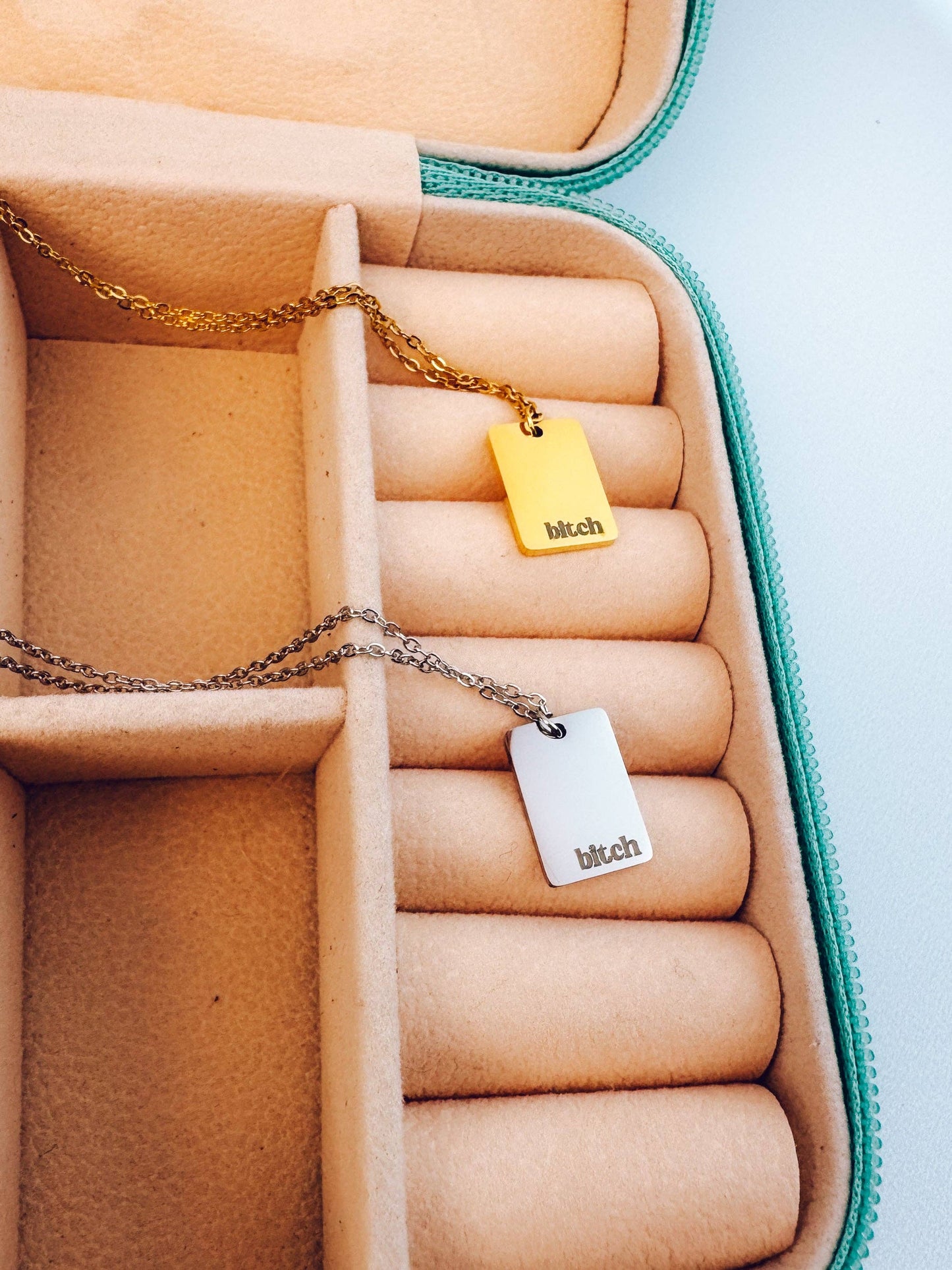 Bold Bitch Necklace: Gold