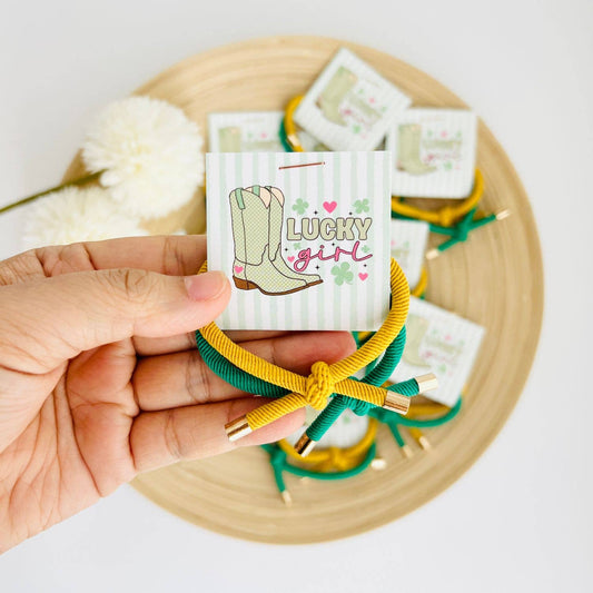 "Lucky Girl" Hair Tie - St. Patrick's Day Thank You Gift