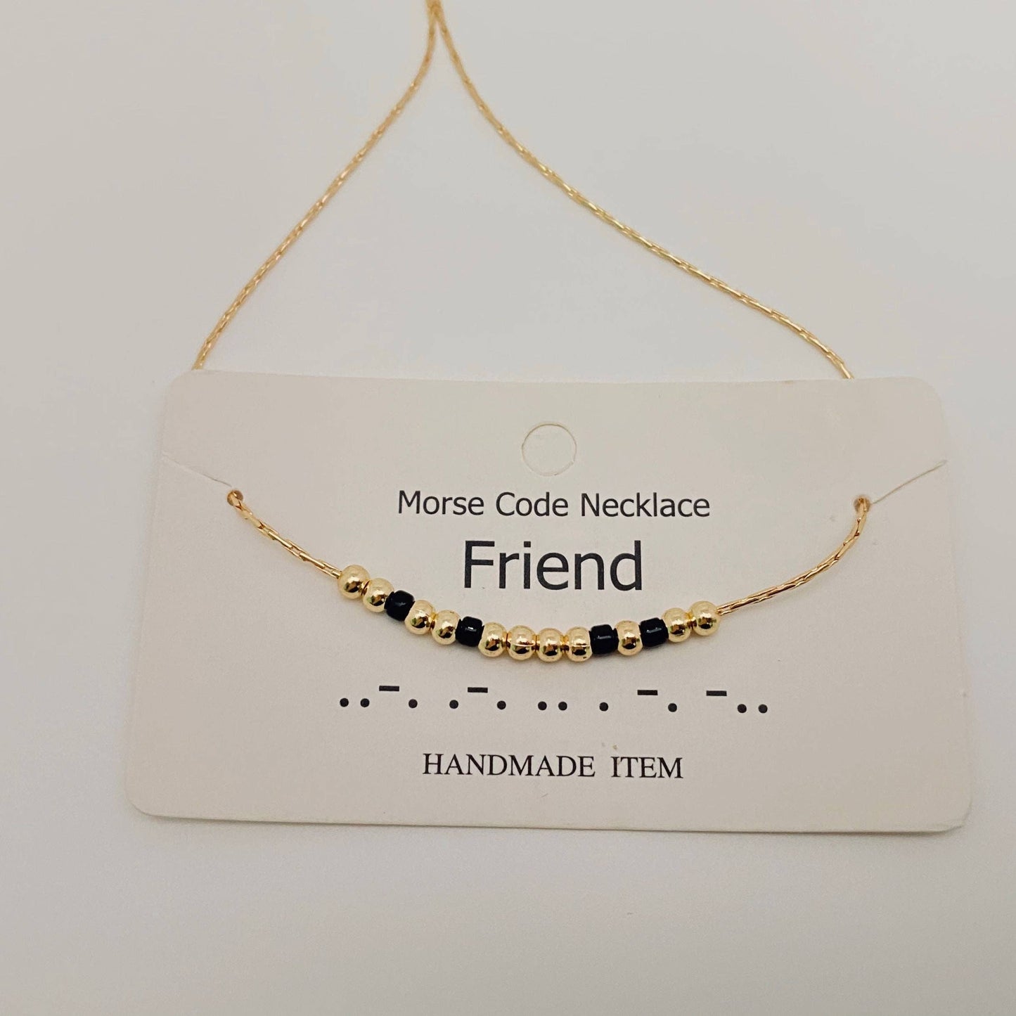 Handmade “Fuck off” Morse Code Necklace: Fuck it