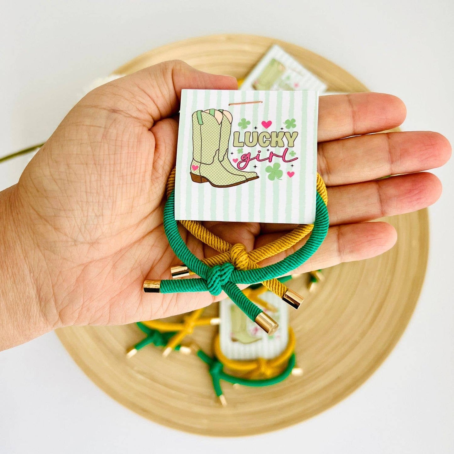 "Lucky Girl" Hair Tie - St. Patrick's Day Thank You Gift