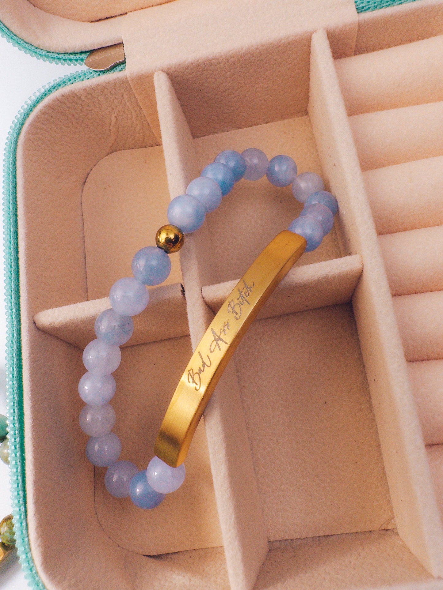 Bad A** B*tch Bracelet: Blue Skies (Light Blue)