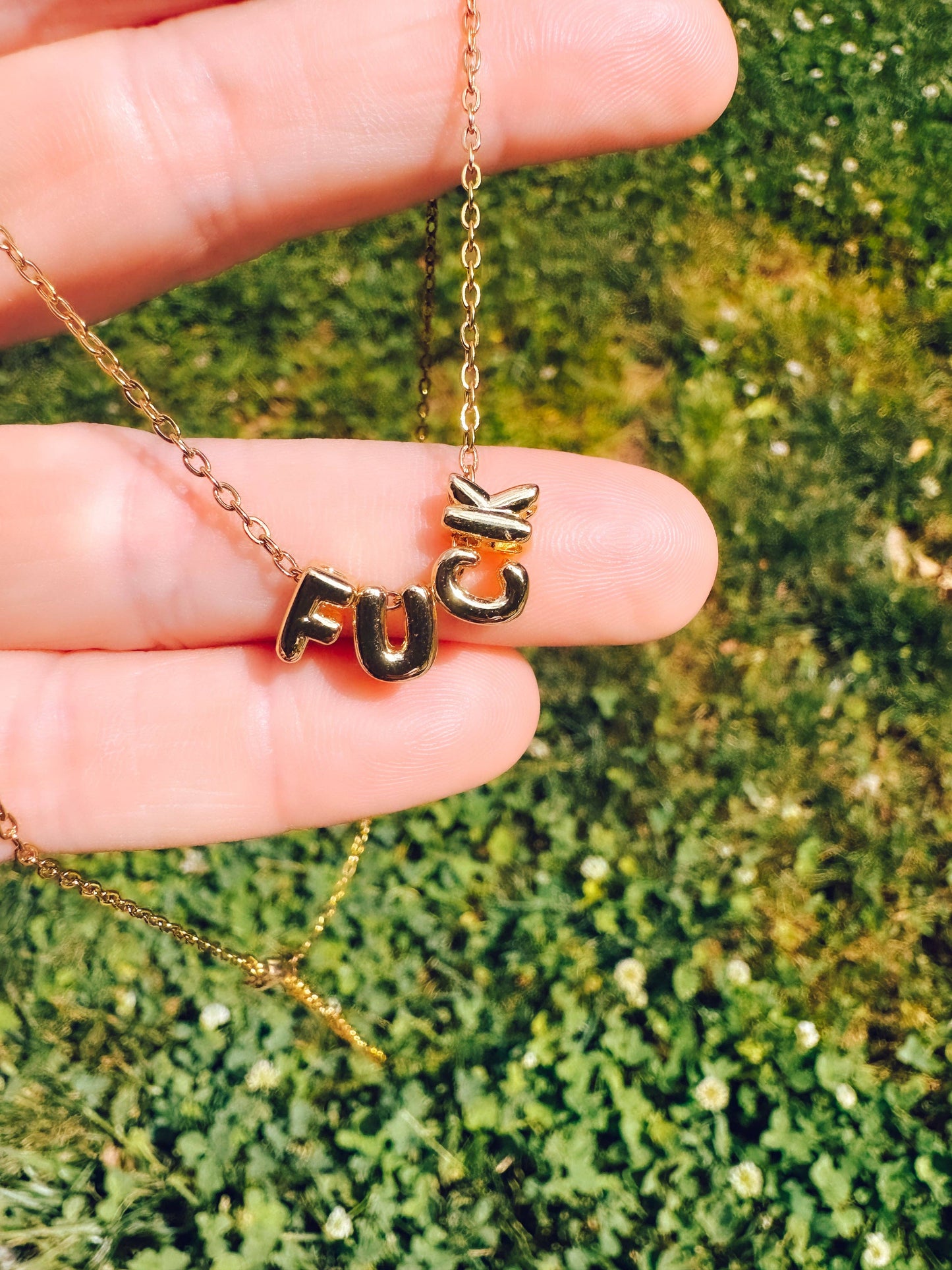 Gold F*ck Necklace