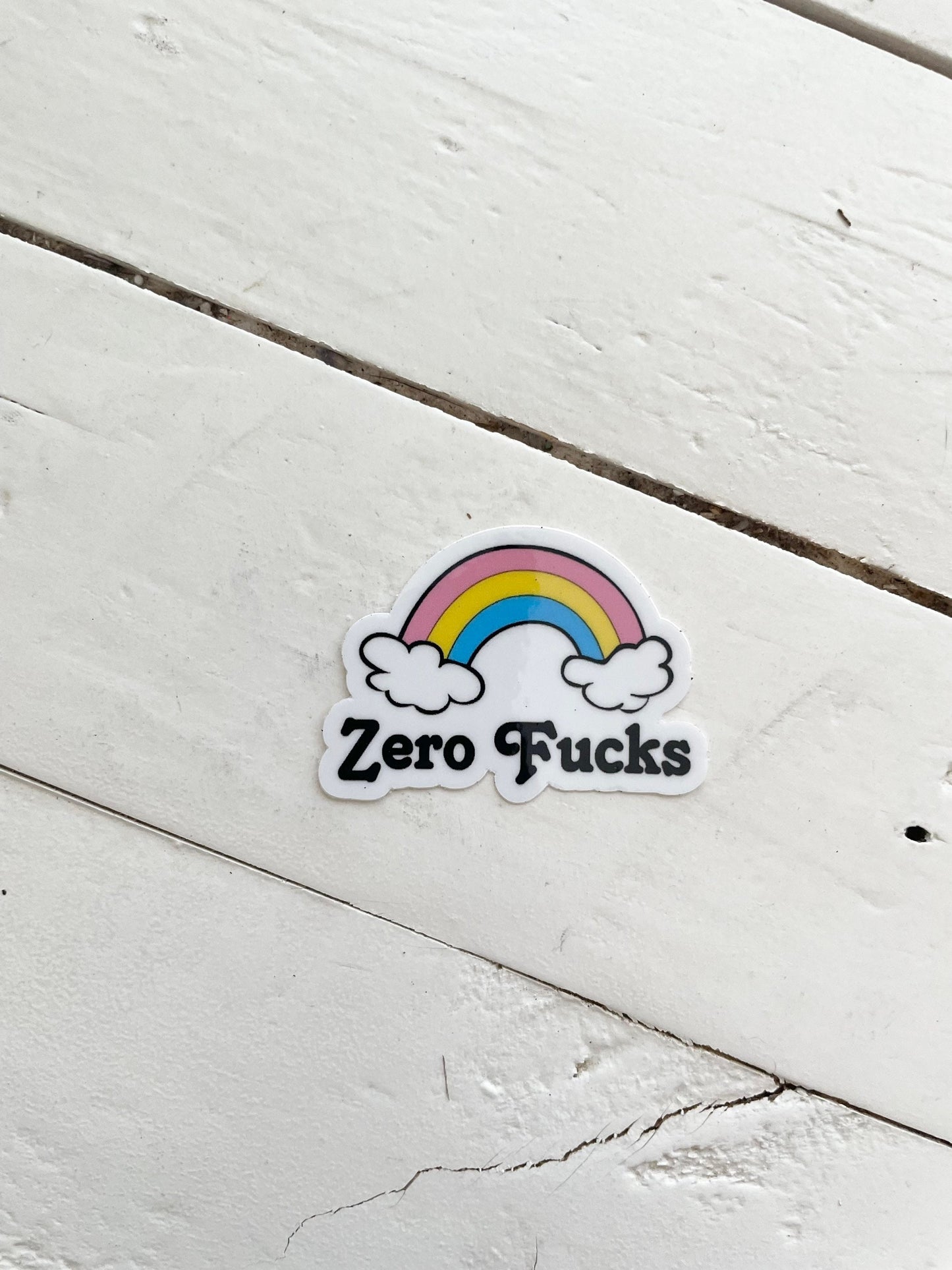 Zero Fucks, 2” Sticker