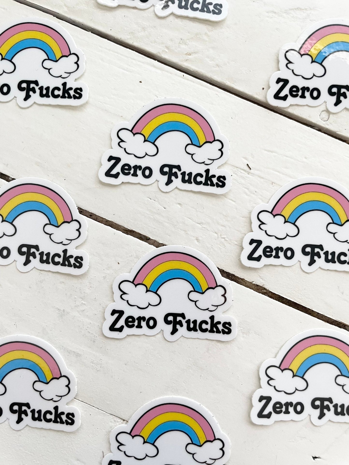 Zero Fucks, 2” Sticker