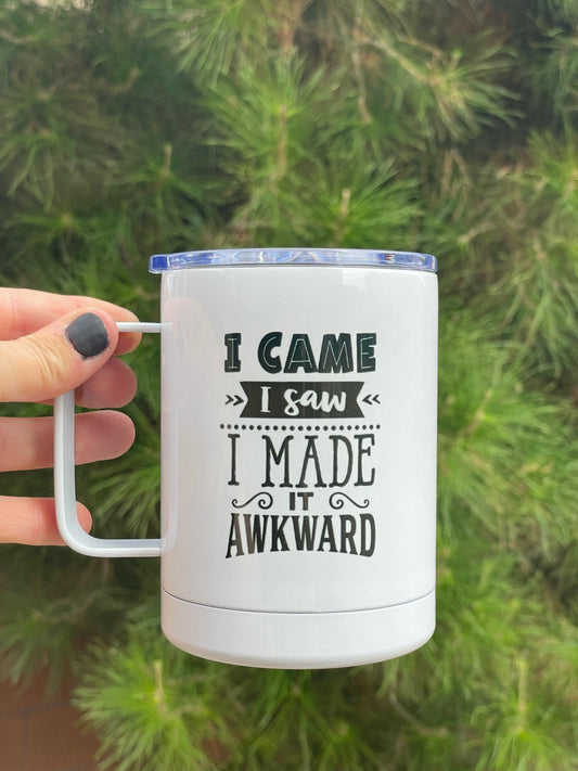 Adventure-Ready 10oz Insulated Camp Mug with Leak Proof Lid