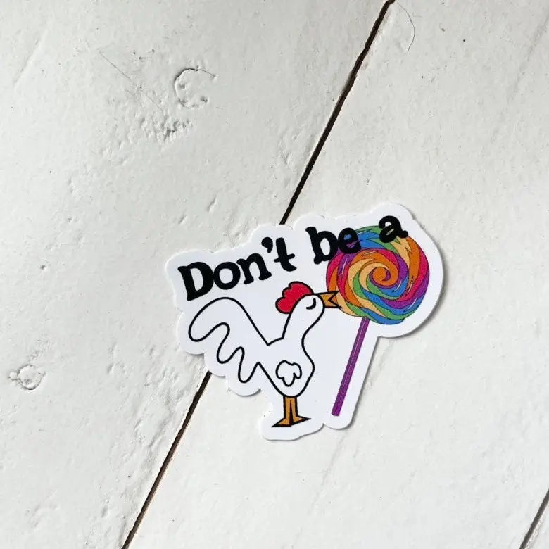 Don’t be a Cock Sucker, 2" Sticker Three Black Cats