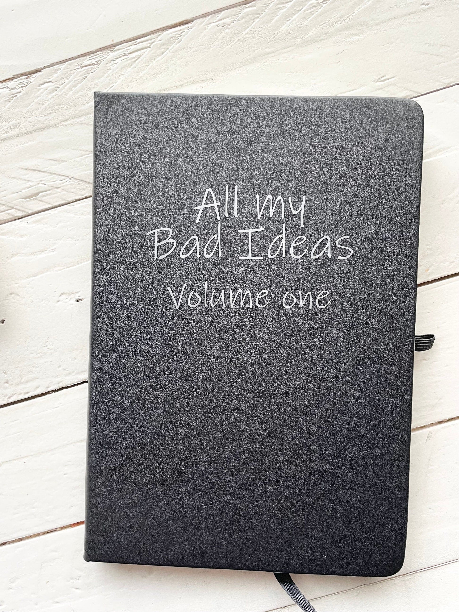 (Copy) All my Bad Ideas, Shit I can’t say, You can do anything but not everything, Black Lined Journal Three Black Cats