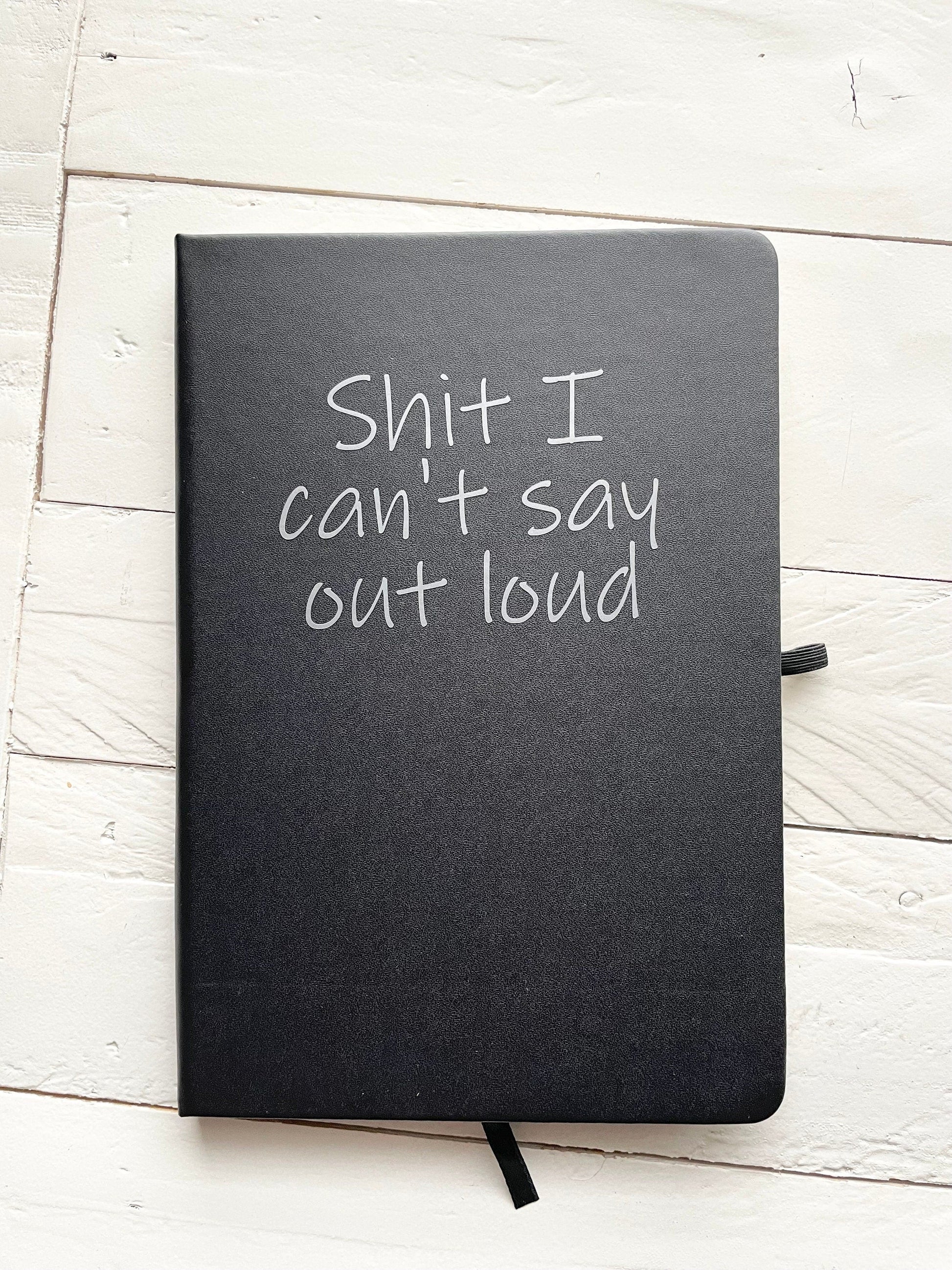 (Copy) All my Bad Ideas, Shit I can’t say, You can do anything but not everything, Black Lined Journal Three Black Cats