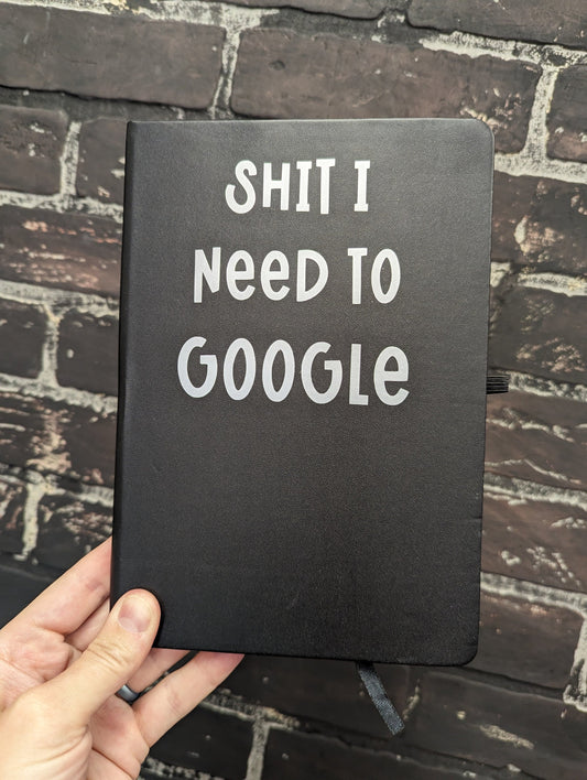 I love my job…, Black Lined Journal Three Black Cats